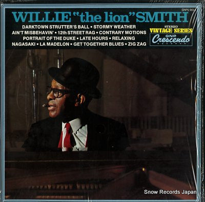 SMITH, WILLIE "THE LION" willie 'the lion" smith GNPS9011