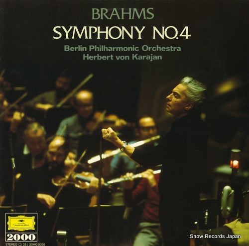 KARAJAN, HERBERT VON brahms; symphony no.4 20MG0350