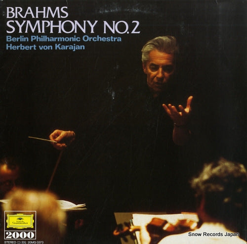 KARAJAN, HERBERT VON brahms; symphony no.2 20MG0373