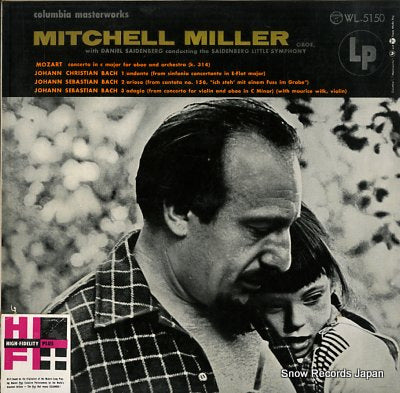MILLER, MITCHELL mozart; concerto in c major for oboe and orchestra WL-5150