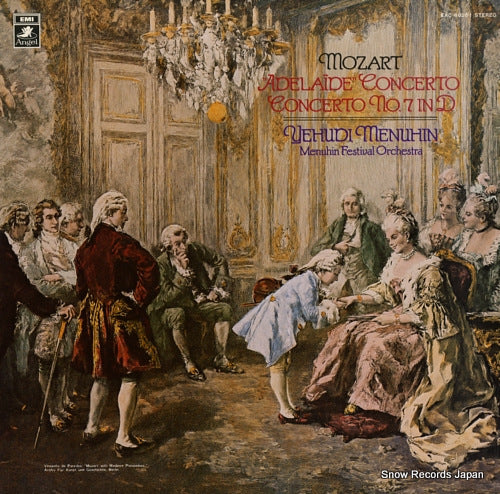 MENUHIN, YEHUDI mozart; "adelaide" concerto / concerto no.7 in d EAC-80251