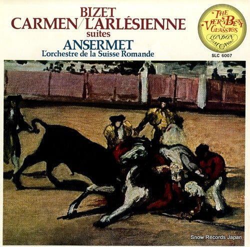 ANSERMET, ERNEST bizet; carmen suite / l'arlesienne suite SLC6007