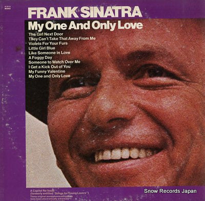 SINATRA, FRANK my one and only love N-16112