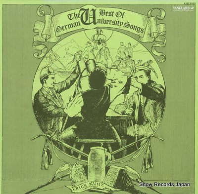 KUNZ, ERICH the best of german university songs K18C8503