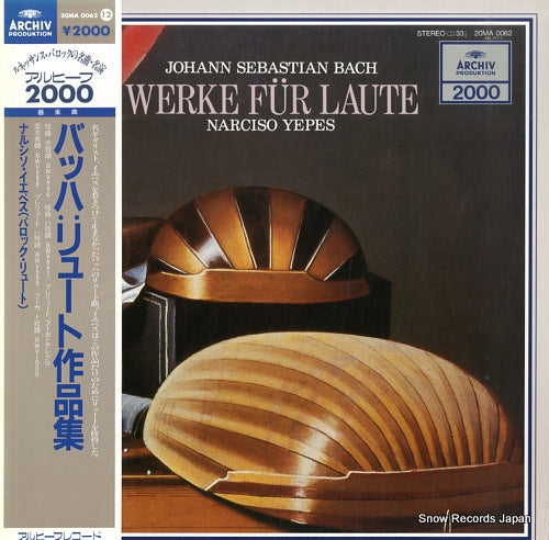 YEPES, NARCISO bach; werke fur laute 20MA0062