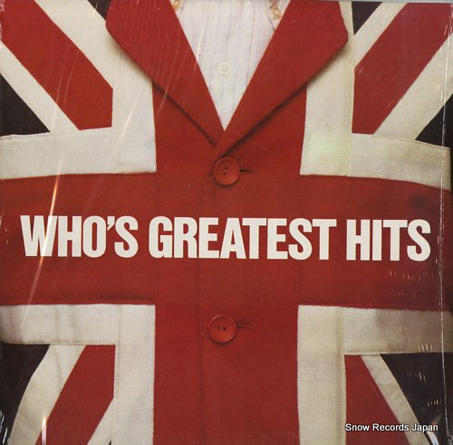 WHO, THE greatest hits MCA-1496