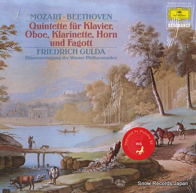 GULDA, FRIEDRICH mozart; quintette fur klavier, oboe, klarinette, horn und fagott 419018-1
