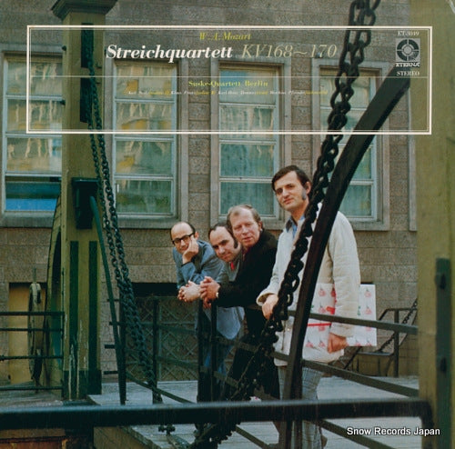 BERLIN STRING QUARTET mozart; streichquartett in f dur zwei violine, viola, violoncello ET-3049
