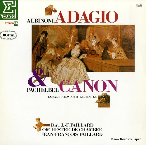 PAILLARD, JEAN-FRANCOIS albinoni; adagio & pachelbel; canon REL-13