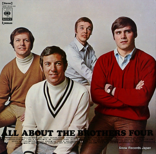 BROTHERS FOUR, THE all about the brothers four SONP50142
