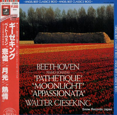 GIESEKING, WALTER beethoven; pathetique EAC-55023