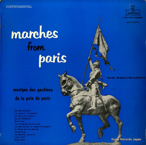 DONDEYNE, DESIRE marches from paris MON-5012