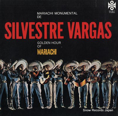 MARIACHI MONUMENTAL DE SILVESTRE VARGAS golden hour of mariachi GH-36-F