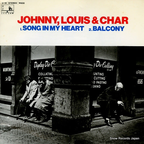 JOHNNY, LOUIS AND CHAR song in my heart W-19
