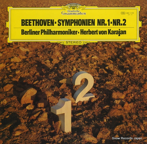 KARAJAN, HERBERT VON beethoven; symphonien nr.1 & nr.2 MG1122
