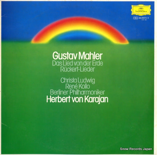 KARAJAN, HERBERT VON mahler; das lied von der erde MG8072