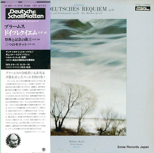 KOCH, HELMUT brahms; ein deutsches requiem op.45 ET-4001-2