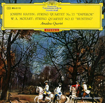 AMADEUS QUARTETT haydn; string quartet no.77 "emperor" MG-2115