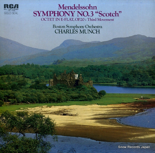 MUNCH, CHARLES mendelssohn; symphony no.3 "scotch" RCL-1008
