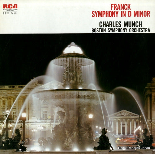MUNCH, CHARLES franck; symphony in d minor RCL-1023
