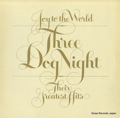 THREE DOG NIGHT joy to the world their greatest hits P-5930