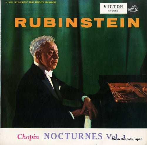 RUBINSTEIN, ARTUR chopin; nocturenes vol.1 RA-2063/A-6002-1