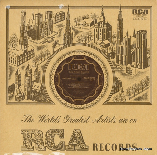 KREISLER, FRITZ fritz kreisler souvenirs RVC-1571