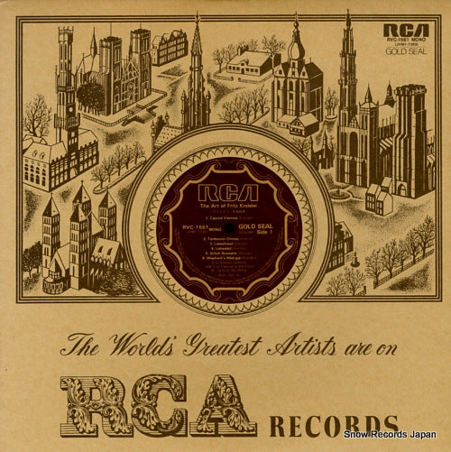 KREISLER, FRITZ the art of fritz kreisler RVC-1561(M)