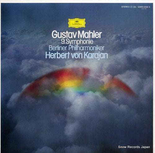 KARAJAN, HERBERT VON mahler; 9 symphonie 52MG0108/9