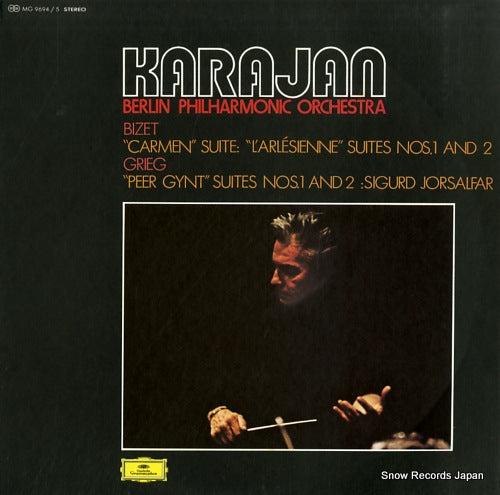 KARAJAN, HERBERT VON bizet; carmen suite , l'arlesienne suite nos.1 and 2 MG9694/5