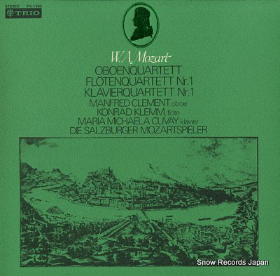 SALZBURGER MOZARTSPIELER mozart; oboenquartett flotenquartett nr.1 PA-1092