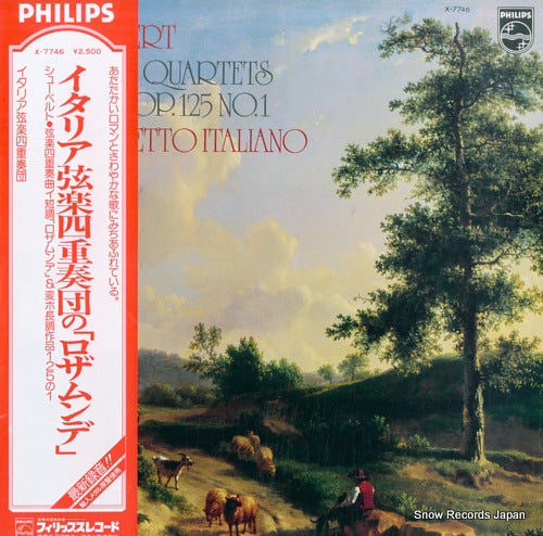 QUARTETTO ITALIANO schubert; string quartets op.29 / op.125 no.1 X-7746