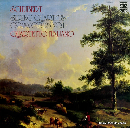 QUARTETTO ITALIANO schubert; string quartets op.29 / op.125 no.1 X-7746