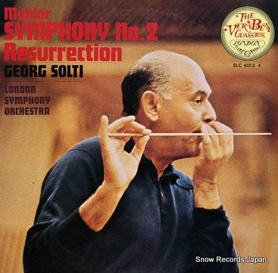 SOLTI, GEORG mahler; symphony no.2 resurrection SLC6013
