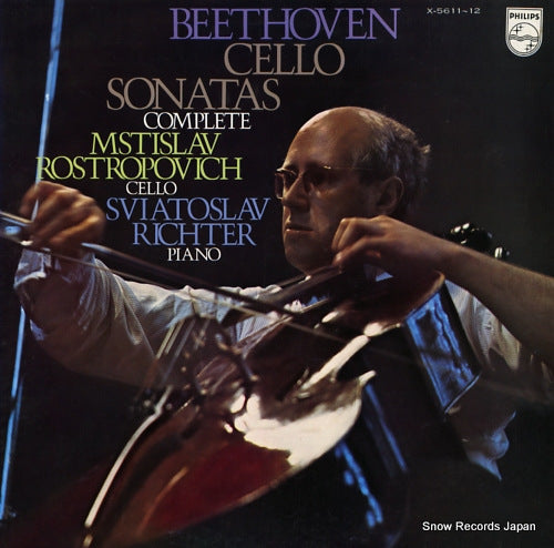 ROSTROPOVICH, MSTISLAV beethoven; cello sonatas complete X-5611-12