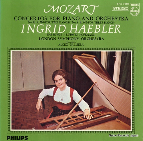 HAEBLER, INGRID mozart; concertos for piano and orchestra SFX-7686