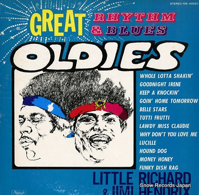 RICHARD, LITTLE, AND JIMI HENDRIX great rhythm & blues oldies IGS-40021