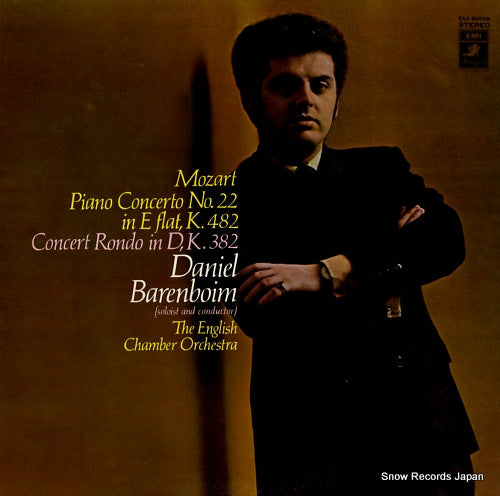 BARENBOIM, DANIEL mozart; piano concerto no.22 in e flat k.482 EAA-80099