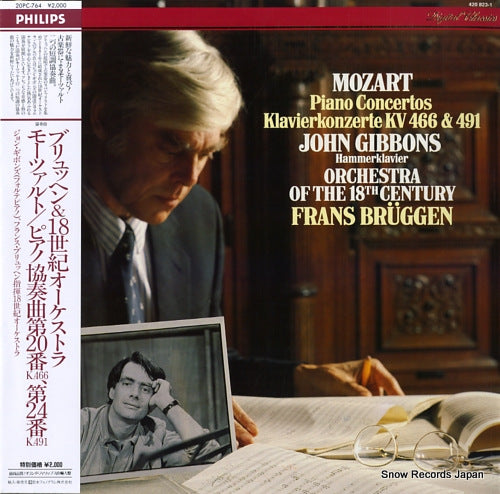 GIBBONS, JOHN mozart; piano concertos kv466 & 491 20PC-764 / 420823-1