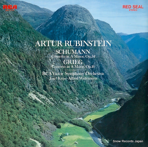 RUBINSTEIN, ARTUR schumann; concerto in a minor, op.54 SRA-2747