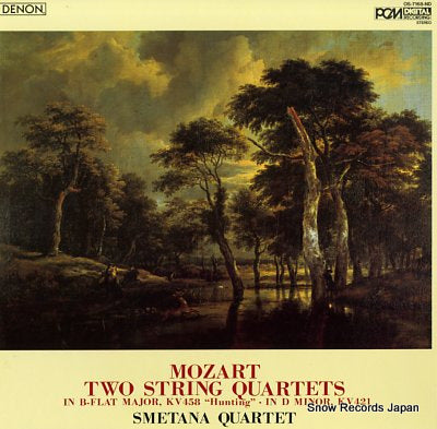 SMETANA QUARTET mozart; two string quartets OS-7168-ND