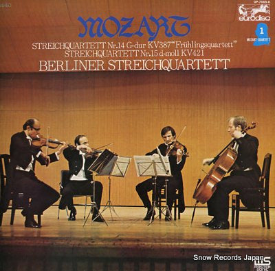 BERLINER STREICHQUARTETT mozart; streichquartett nr.14 / nr.15 OP-7065-K