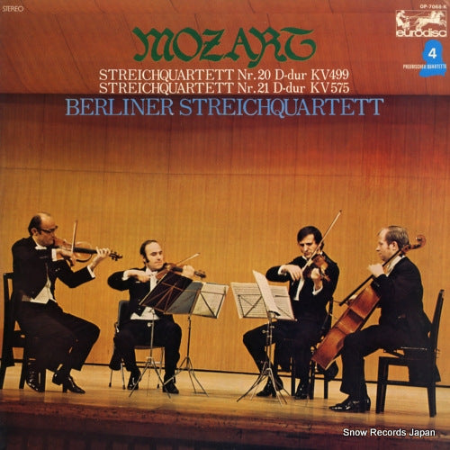 BERLINER STREICHQUARTETT mozart; streichquartett nr.20 / nr.21 OP-7068-K