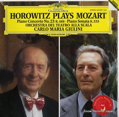 HOROWITZ, VLADIMIR horowitz plays mozart 423287-1