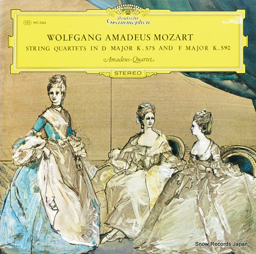 AMADEUS-QUARTETT mozart; string quartets in d major k.575 and f major k.590 MG2343