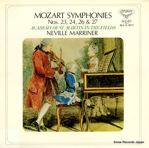 MARRINER, NEVILLE mozart symphonies nos.23, 24, 26 & 27 SLC(A)1977