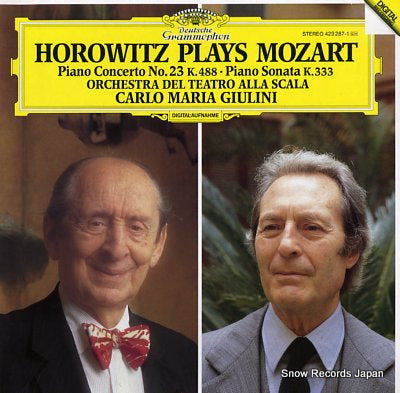 HOROWITZ, VLADIMIR horowitz plays mozart 423287-1