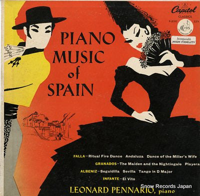 PENNARIO, LEONARD piano music of spain P-8190