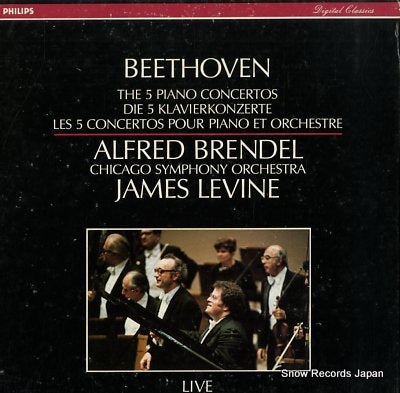 BRENDEL, ALFRED beethoven; the 5 piano concertos R215372