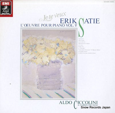 CICCOLINI, ALDO erik satie; l'oeuvre pour piano vol.v EAC-60263